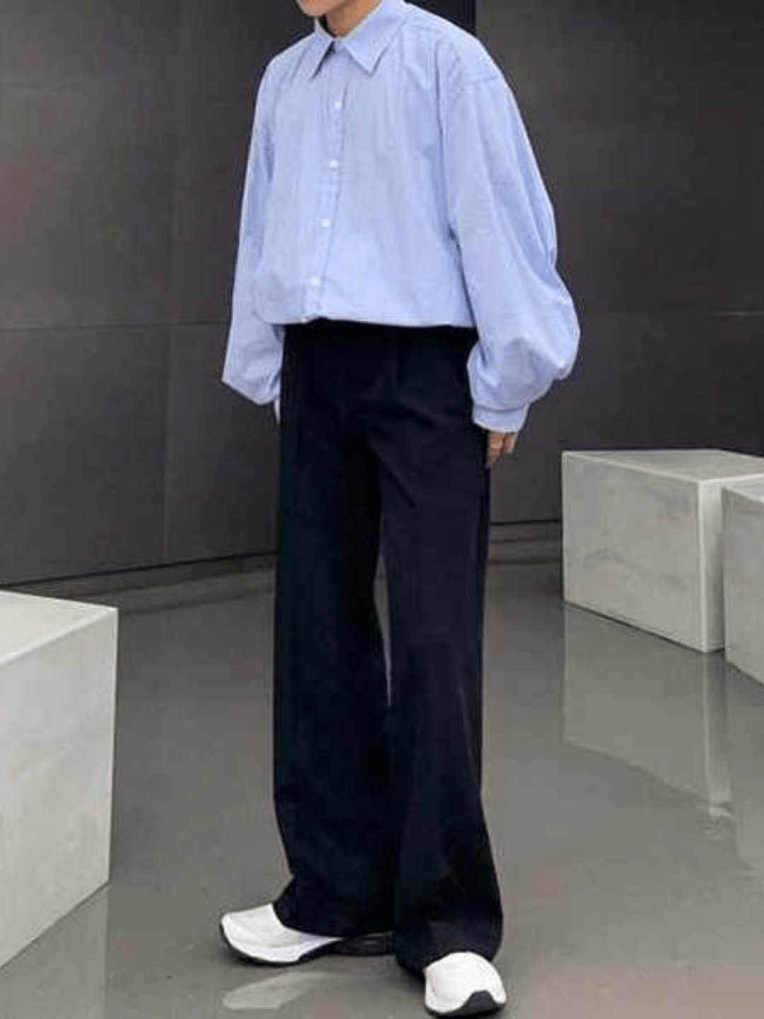 Loose Silhouette Flare Slacks B0155