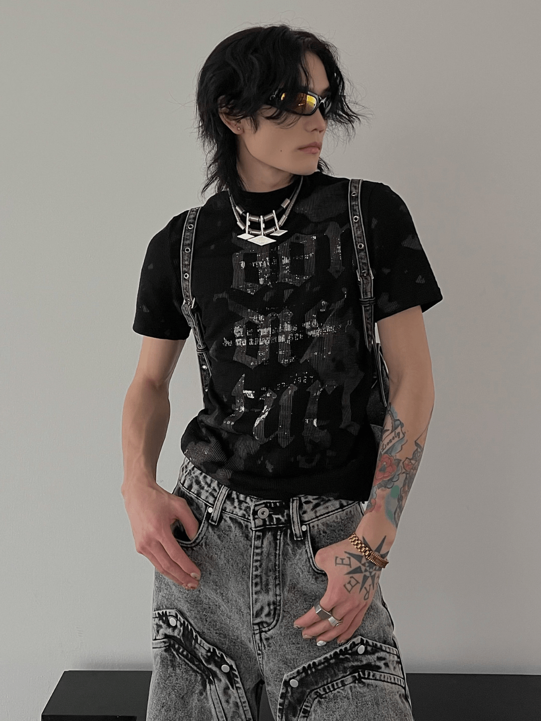 [SOULWORKER] punk genderless t-shirt J0097