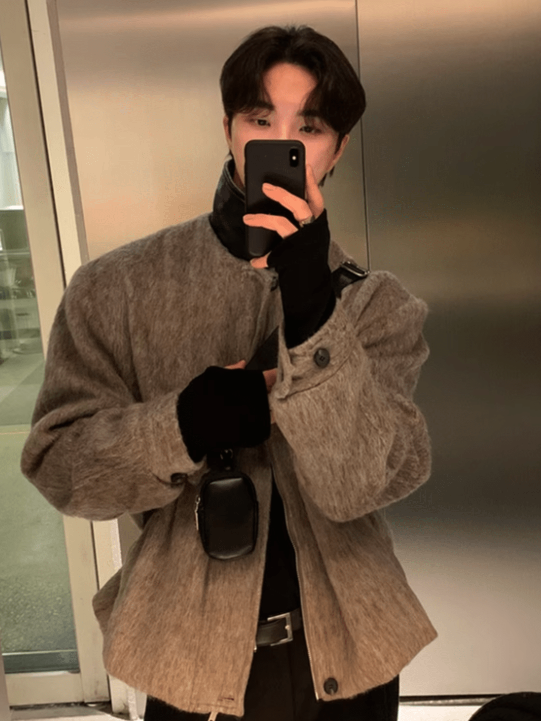 [MRCYC] deerskin velvet short jacket T0162