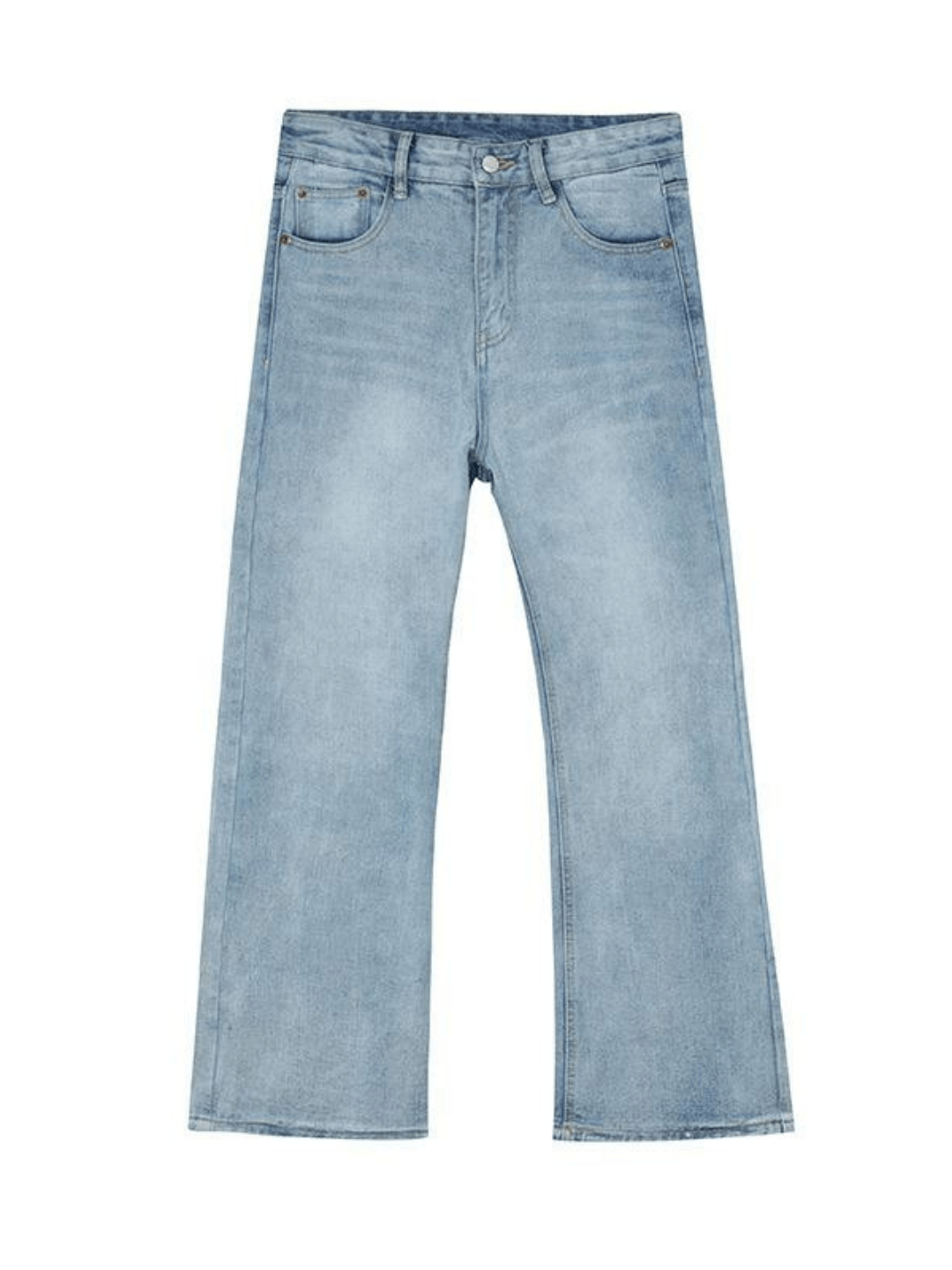 Vaqueros acampanados con estilo B0147