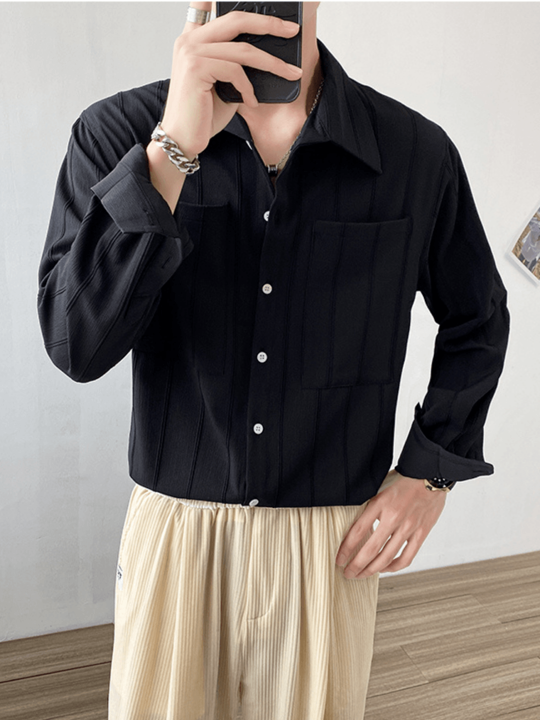 [DAZIONSED] Simple casual shirt J0127