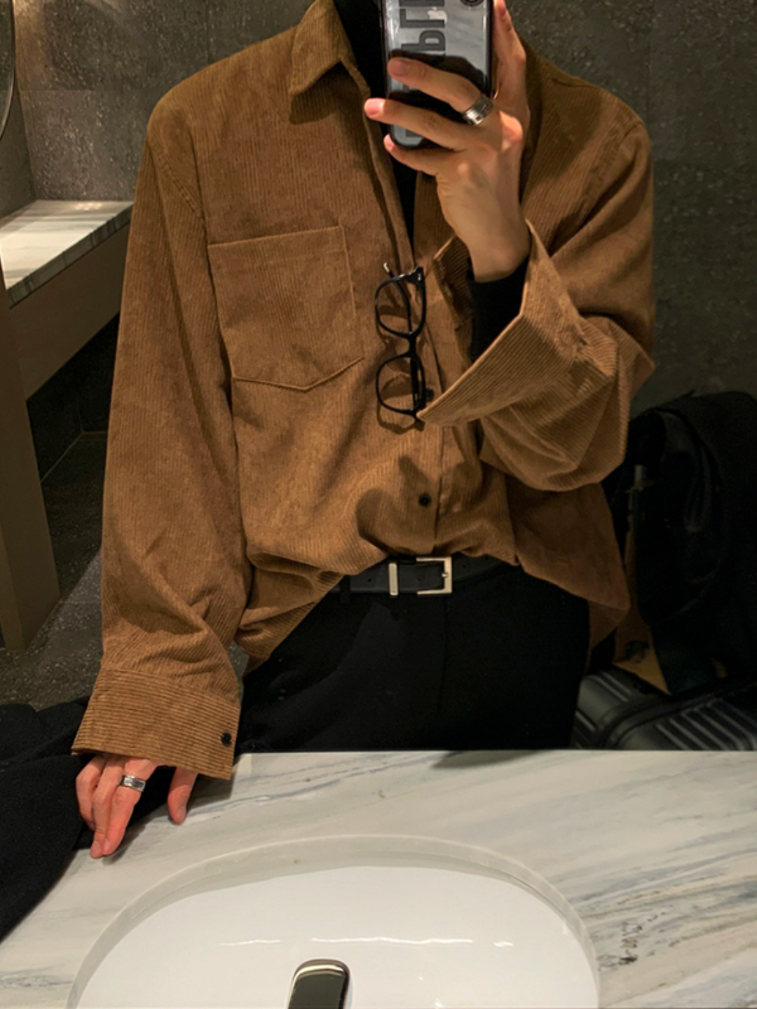 [MRCYC] Corduroy Casual Shirt J0111