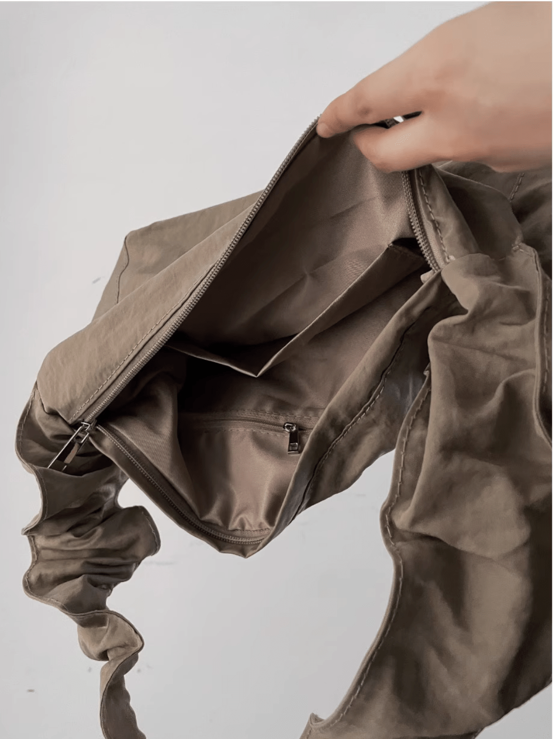 design drawstring dual-use shoulder crossbody bag A0071