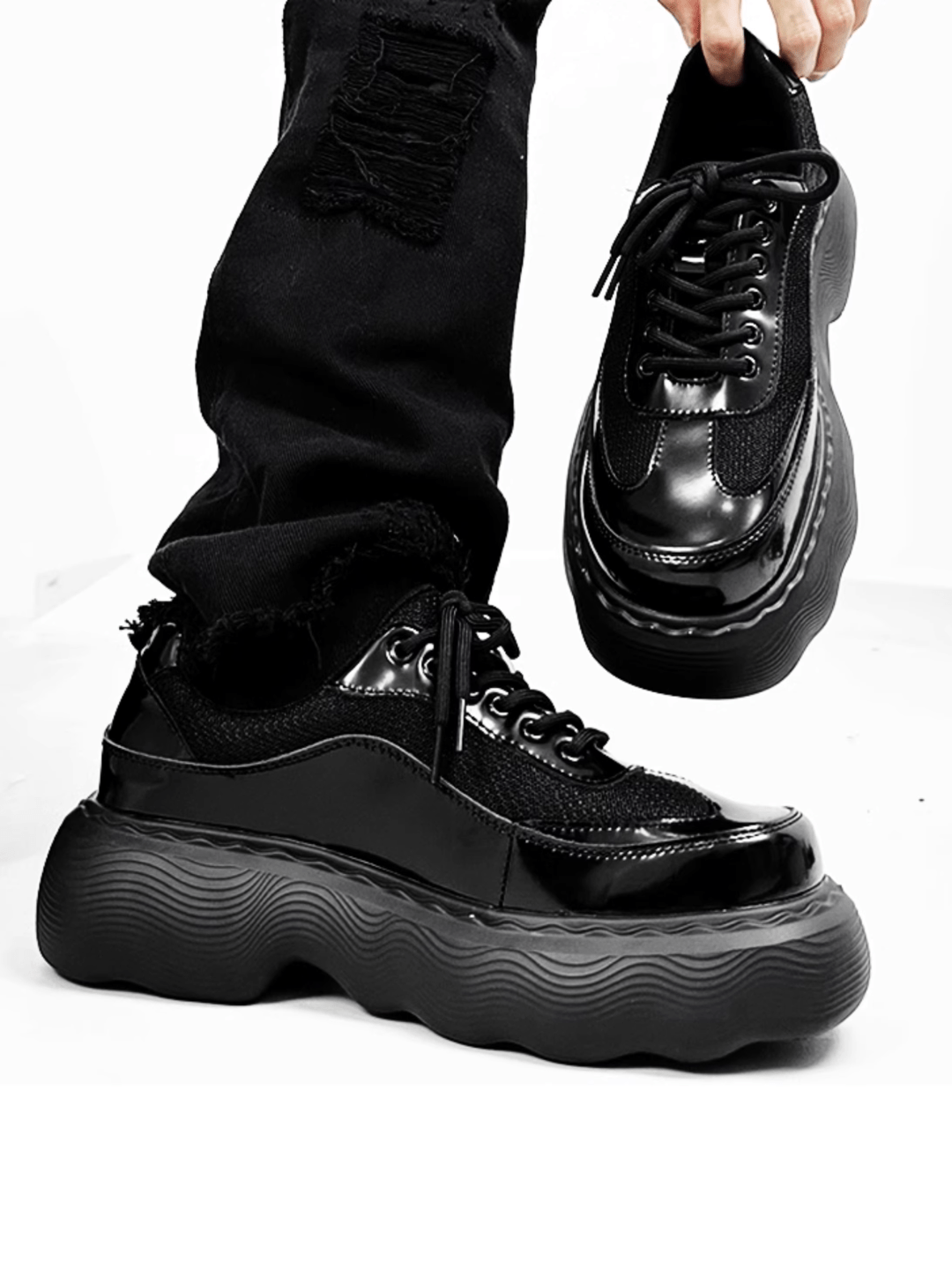 British style genuine leather derby shoes S029