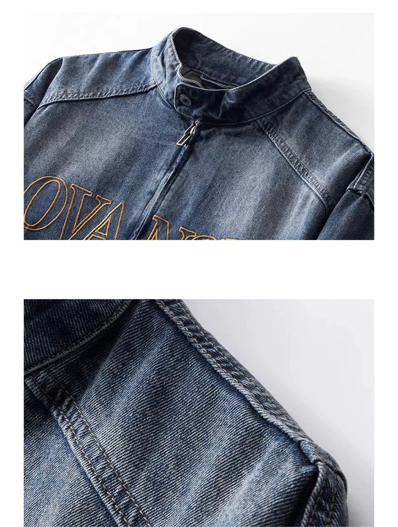 American Utility Work Jacket – Vintage Streetwear Cotton Coat for Men T0031