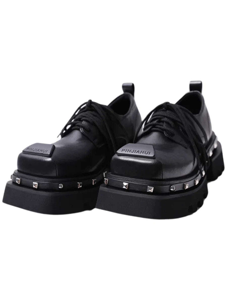 DESIGN SQUARE HEAD DERBY SHOES S062