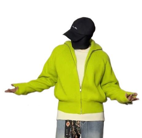 Long sleeve lapel top S0071