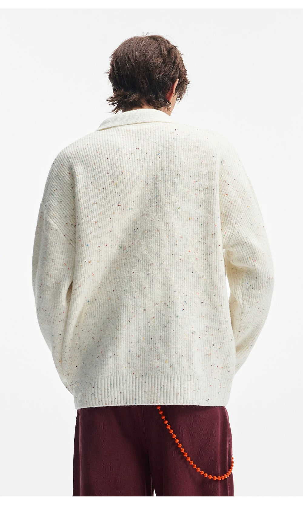 Men’s American Streetwear Loose Knit Sweater S0006