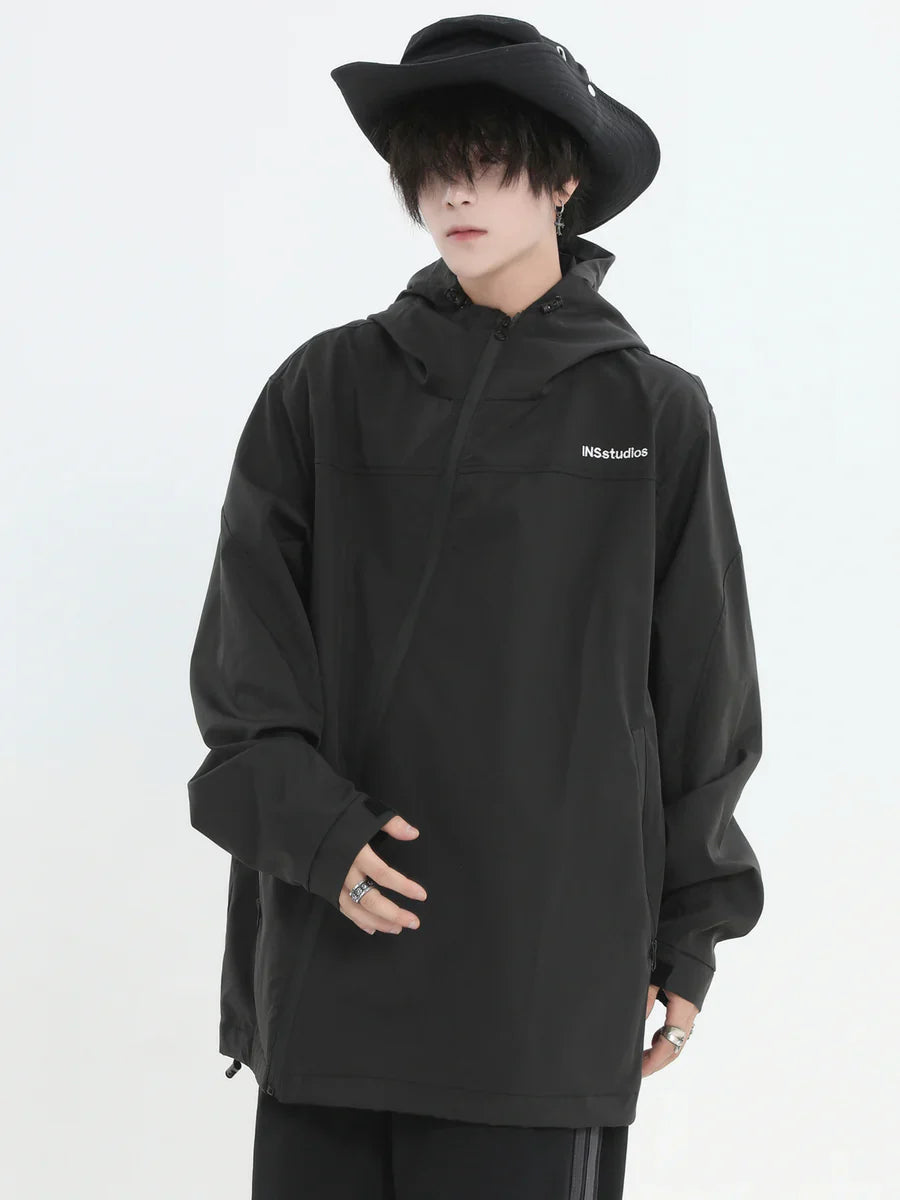 [INSstudios] AMERICAN OBLIQUE ZIPPER T0096