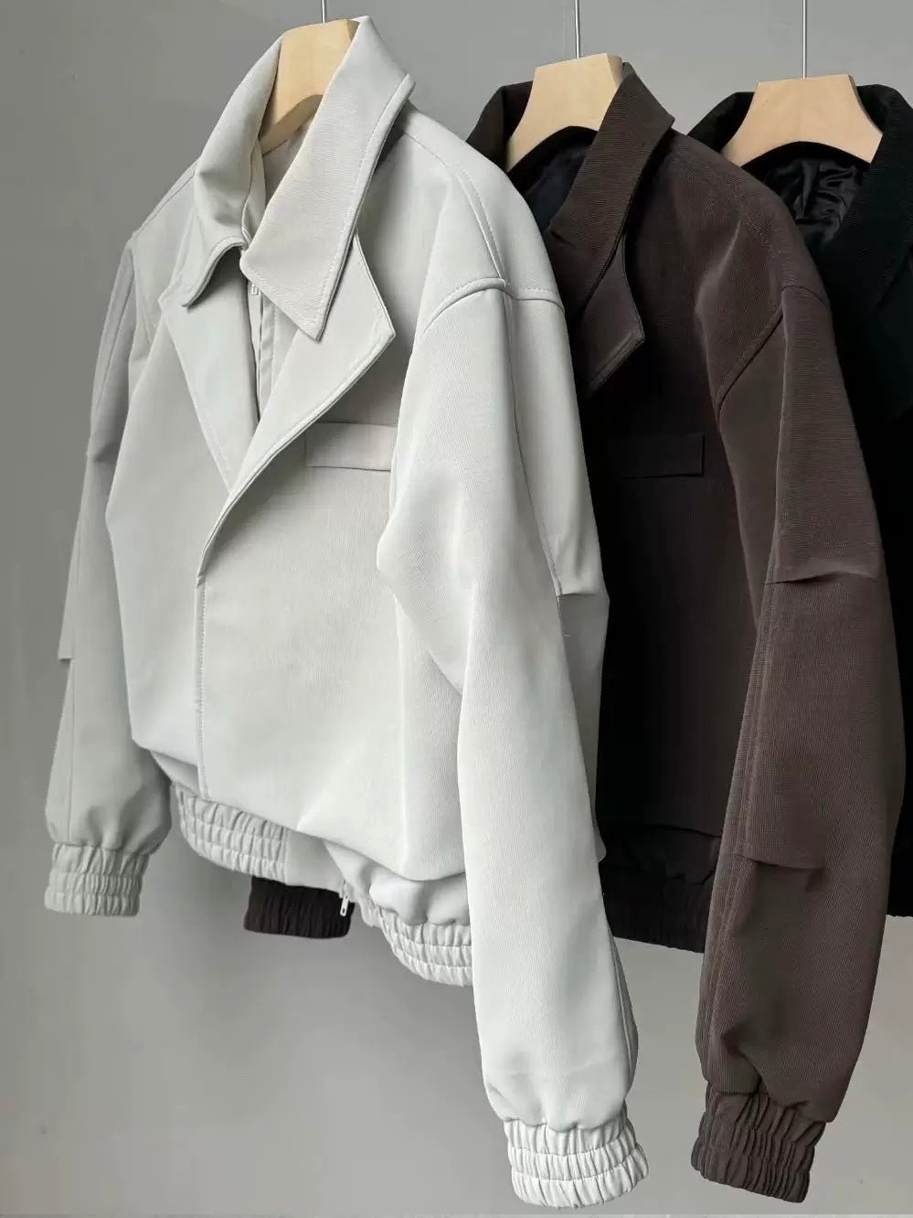 TEXTURED PANELLED PADDED JACKET T0184