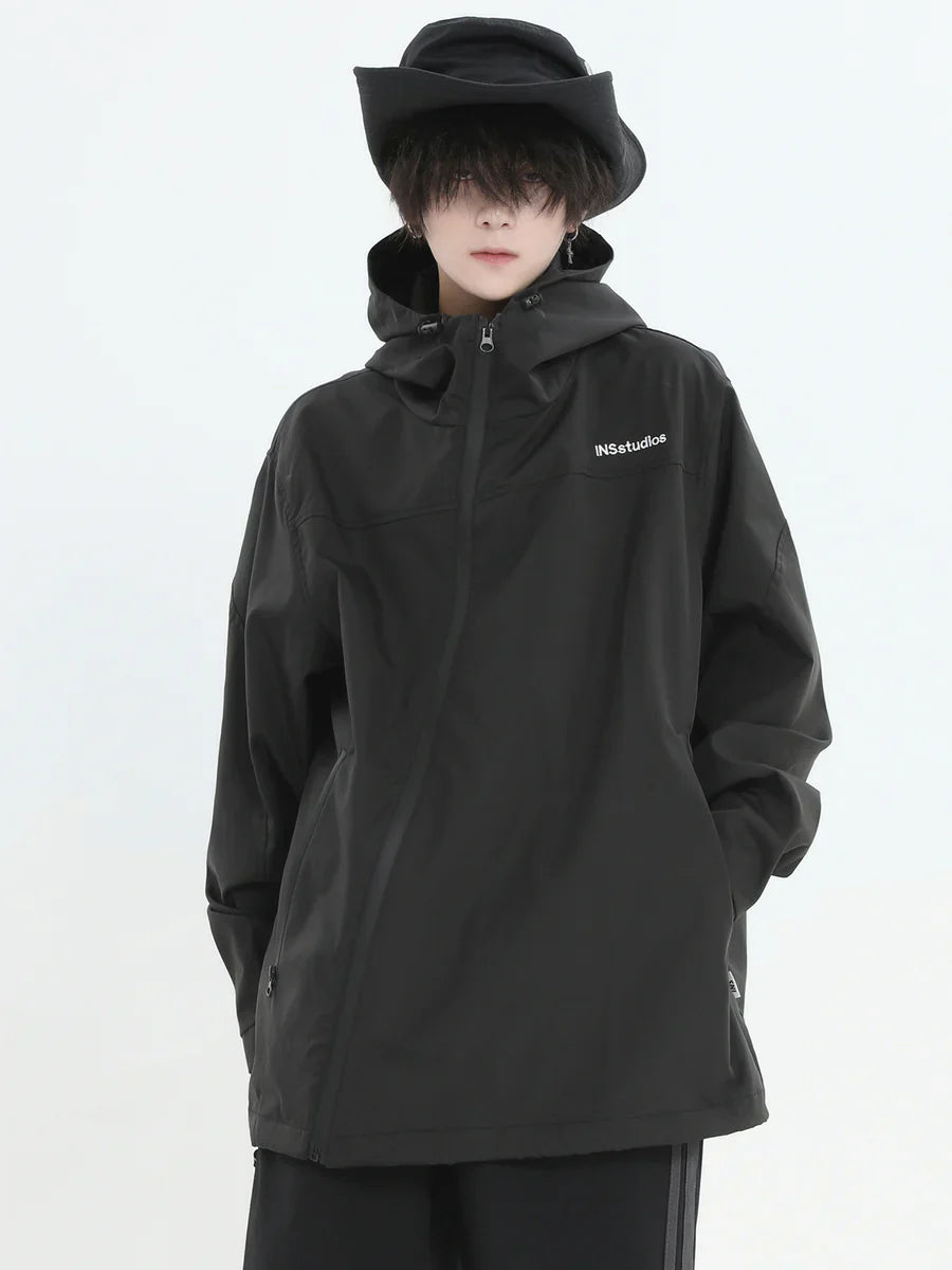 [INSstudios] AMERICAN OBLIQUE ZIPPER T0096