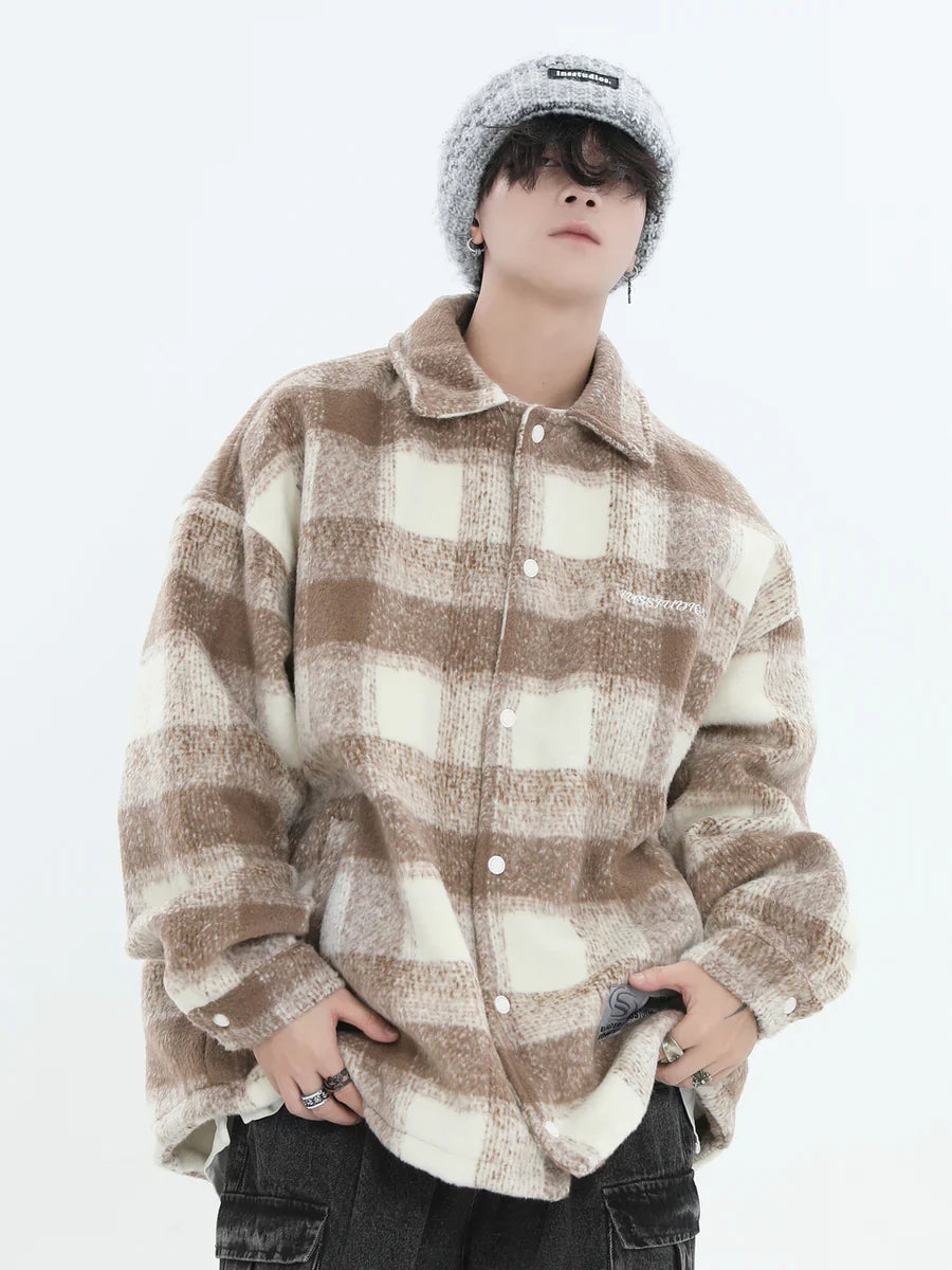 [INSstudios] LOGO LOOSE LAPEL JACKET S0067