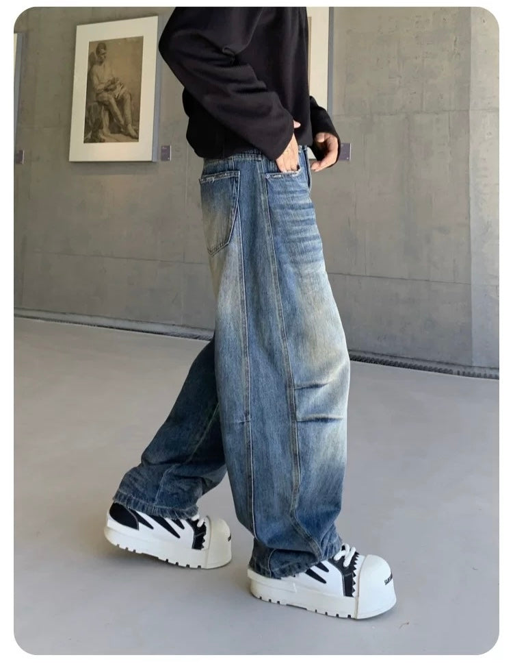 Men’s American Vintage Wide-Leg Jeans B0005