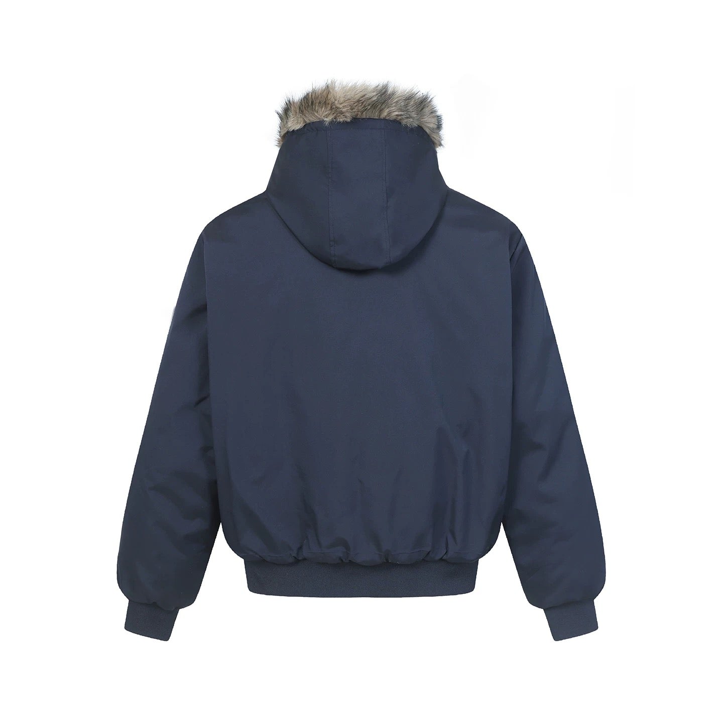 American Vintage Embroidered Badge Padded Jacket – Retro Streetwear Cotton Coat T0028