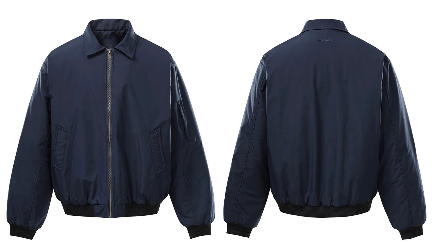 Men’s Vintage Bomber Puffer Jacket – American Retro Flight Cotton Outerwear T0070