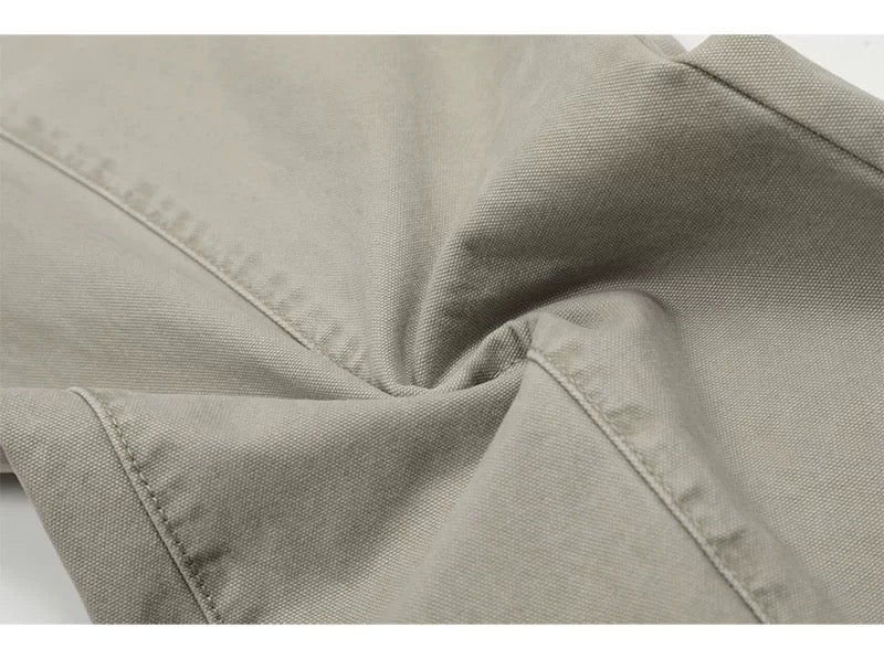 Men’s Vintage American Straight-Leg Cargo Pants – Retro Utility Streetwear Trousers B0045