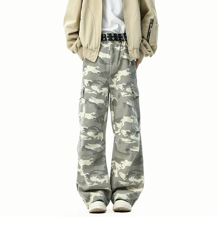 Men’s American Washed Camo Cargo Pant B0050