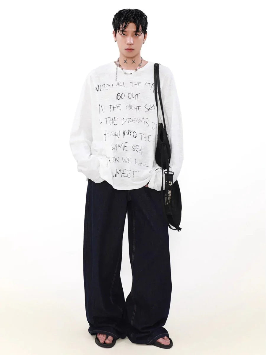 [MRNEARLY] LONG-SLEEVED T-SHIRT J0095