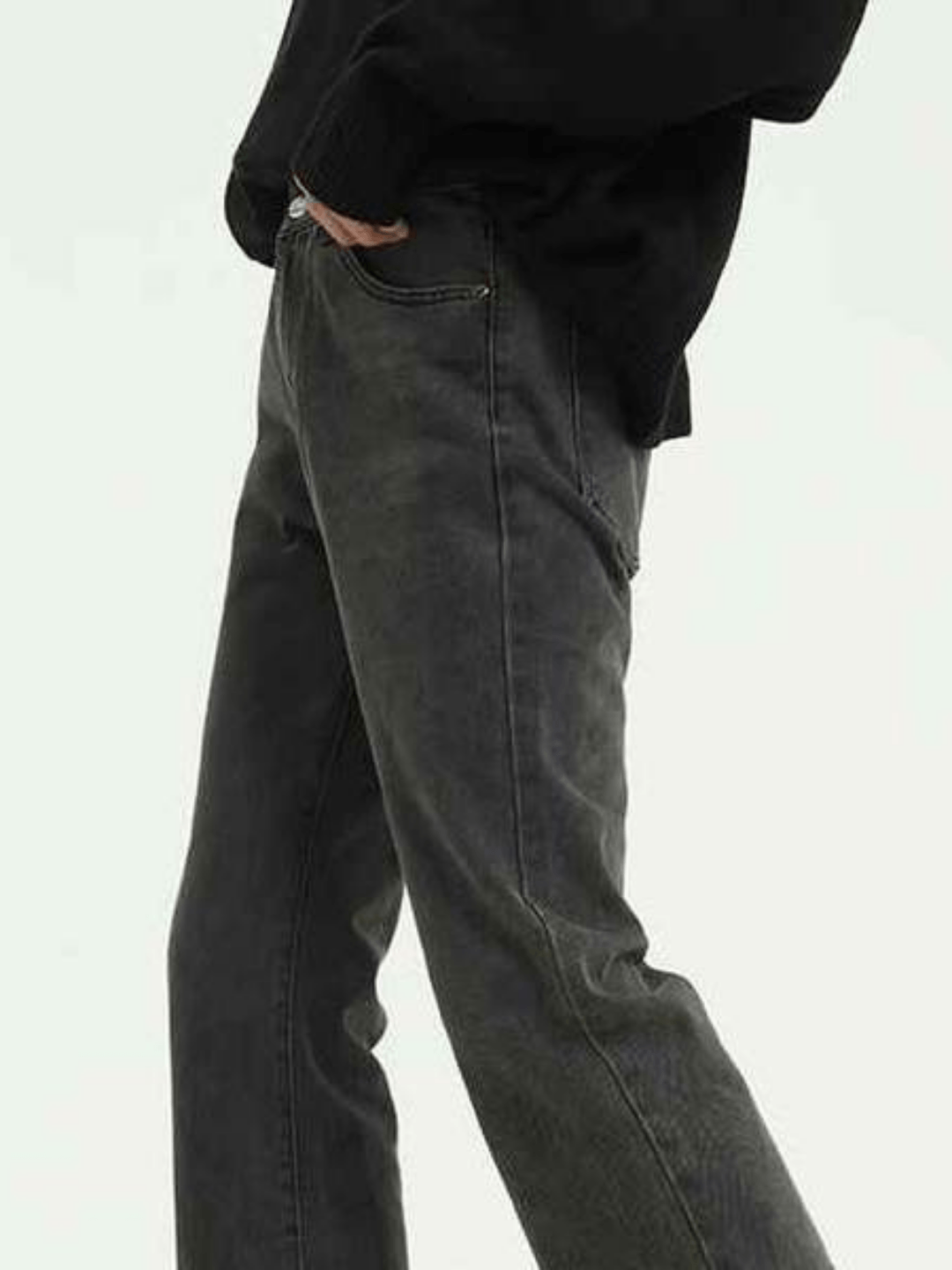 Vaqueros acampanados con estilo B0147