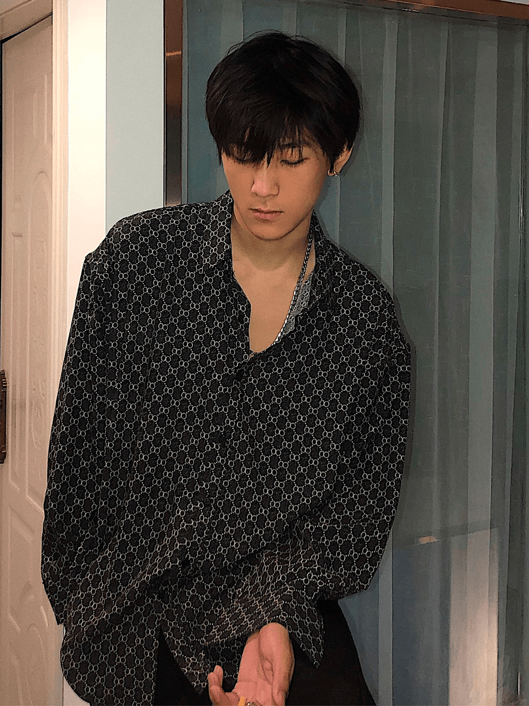 [01H studios] Hong Kong pattern shirt J0116