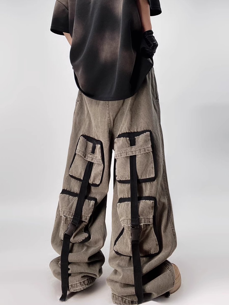 multi-pocket jeans B0141