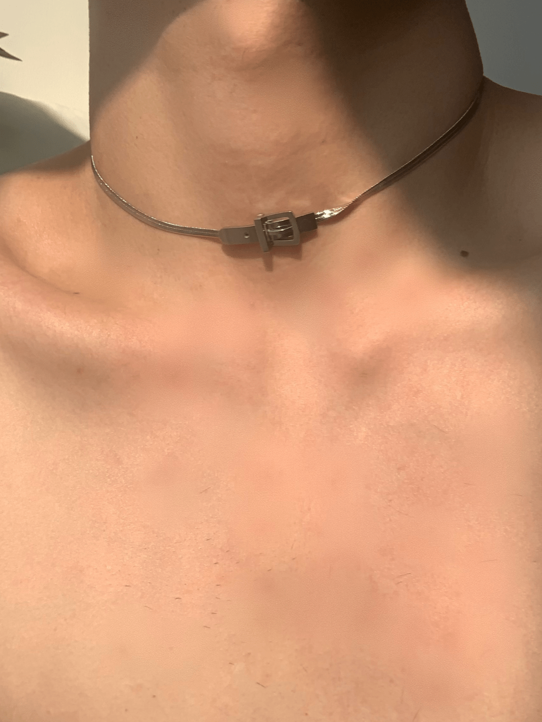 lose snake bone necklace A0072