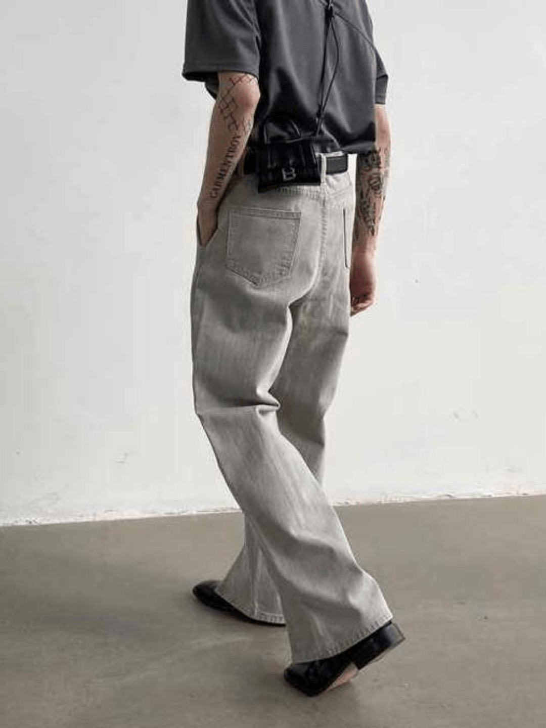 Center Slit Denim B0130