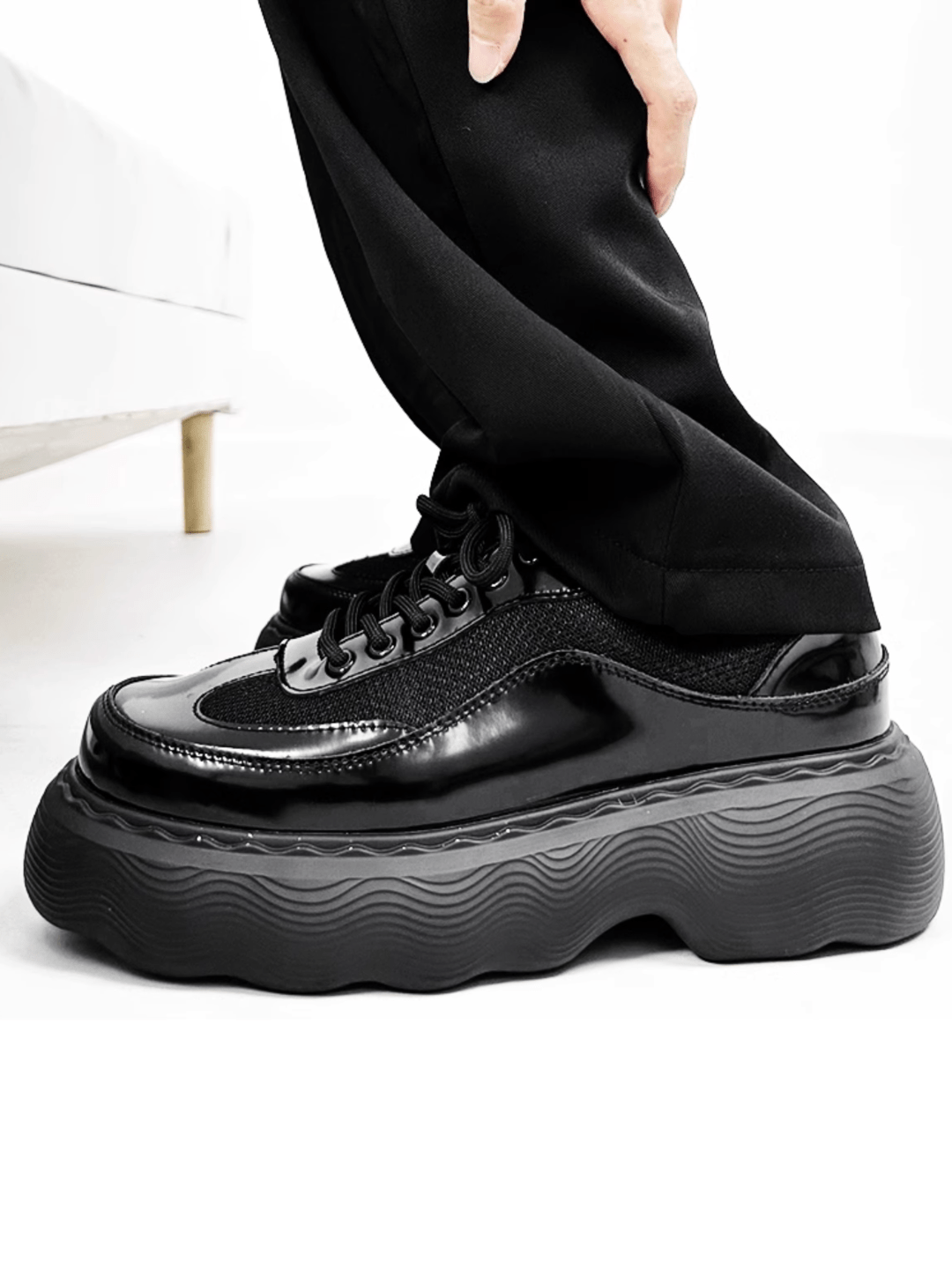 British style genuine leather derby shoes S029