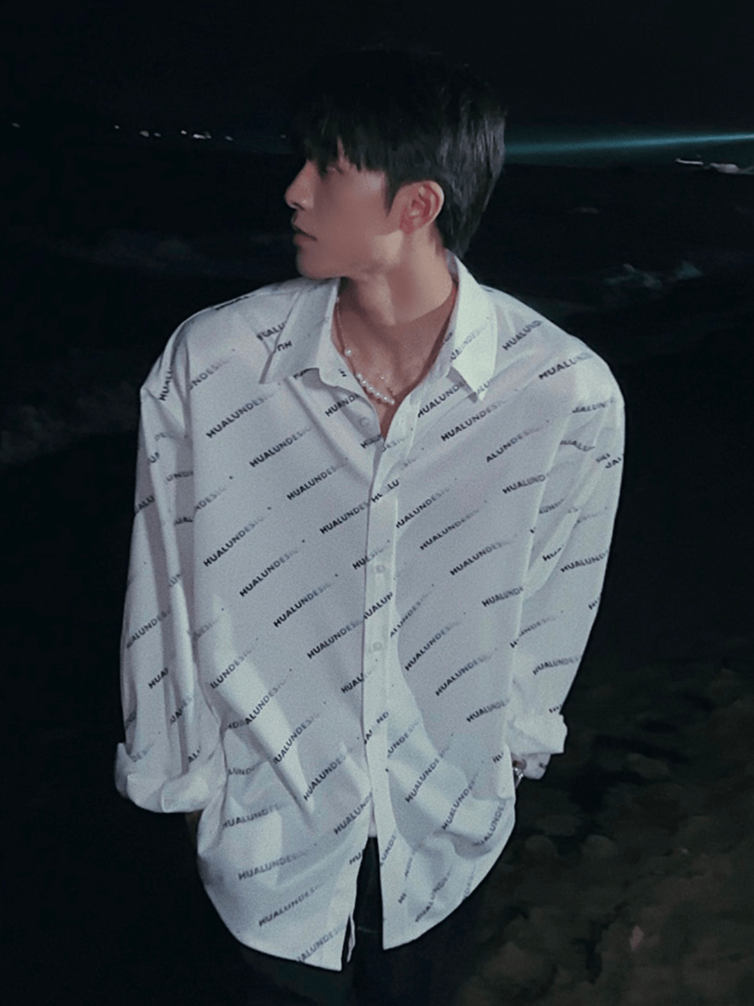 [HUALUN] Silk trend shirt J0110