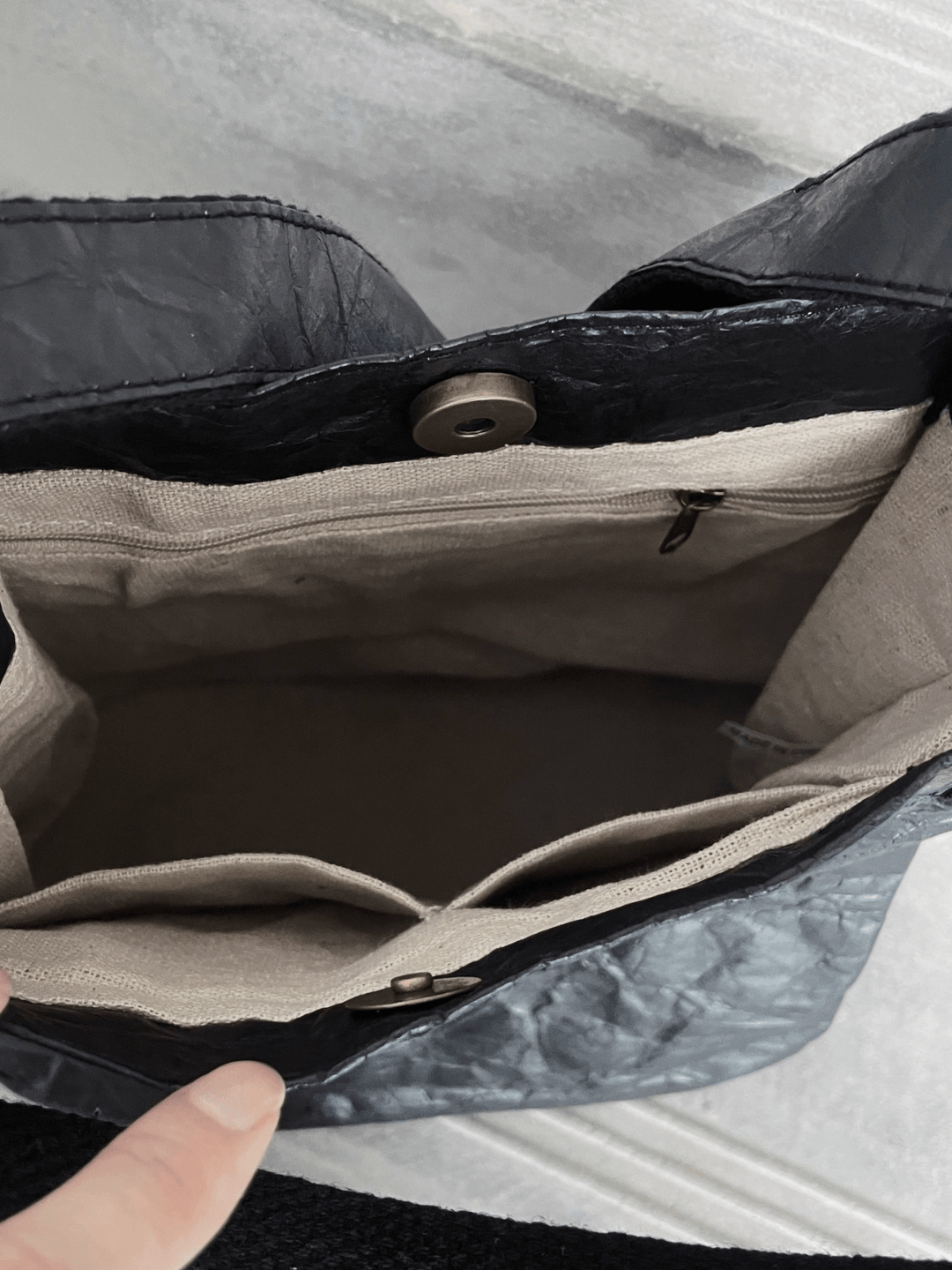 Dark Style Crumpled Bag A0070