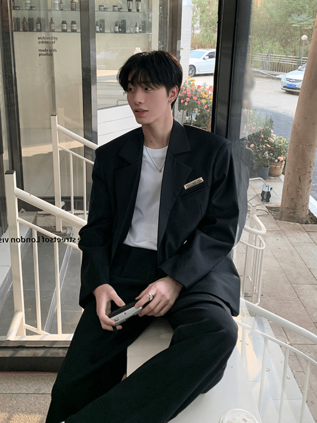 [ONELYC1NS] Korean loose suit R030