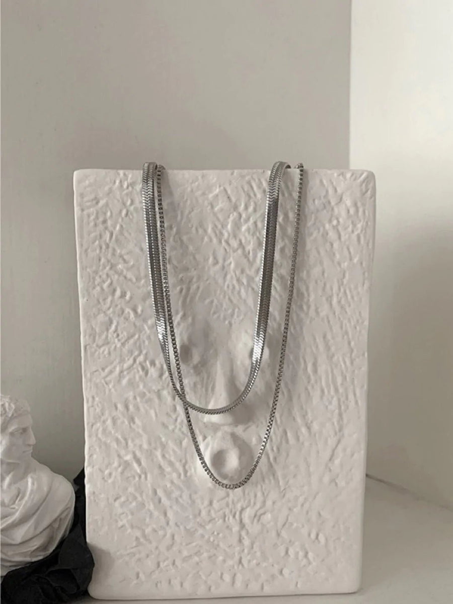 SILVER NECKLACE A0030