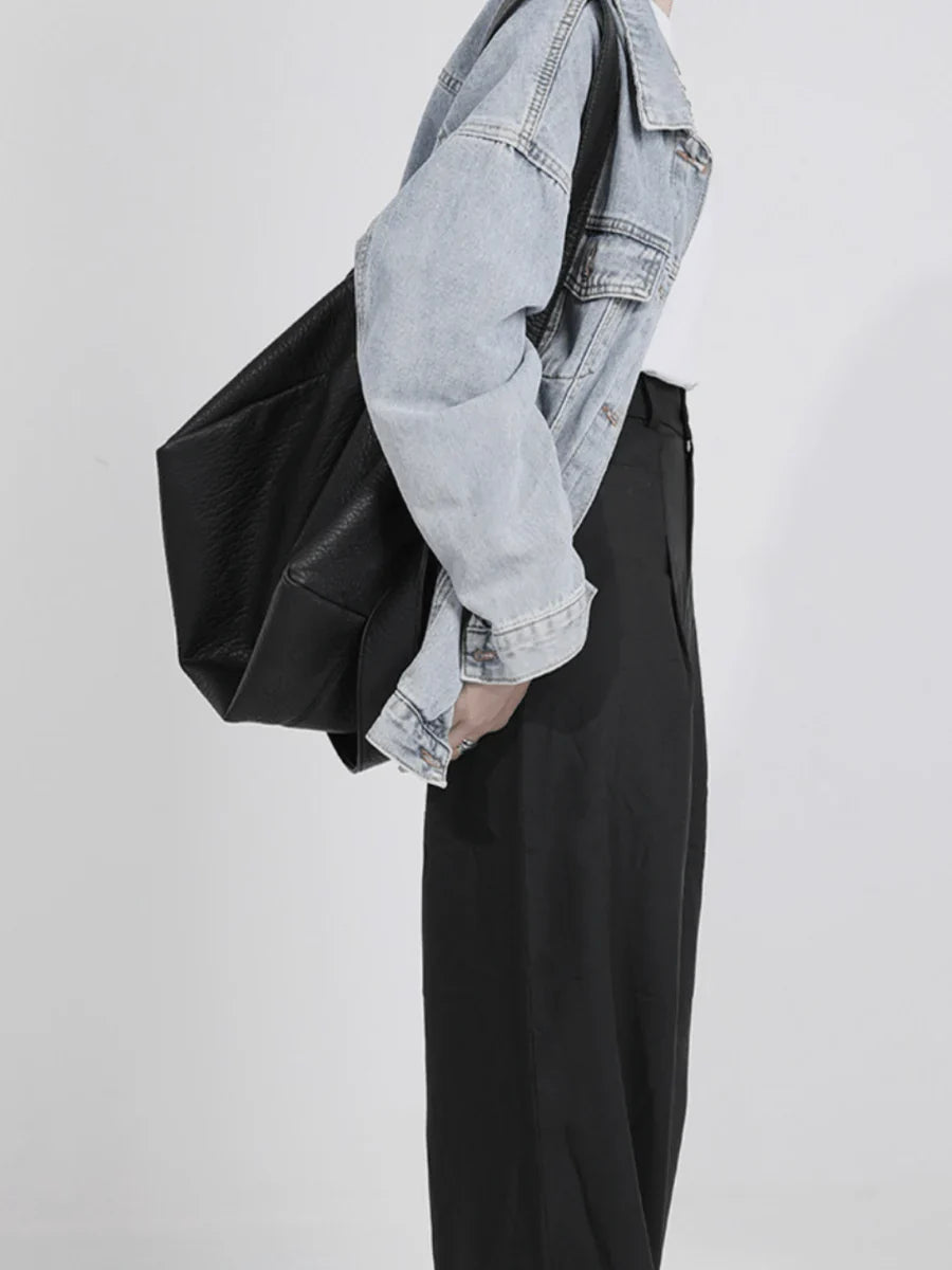 CROSSBODY SOFT LEATHER SHOULDER BAG A0061