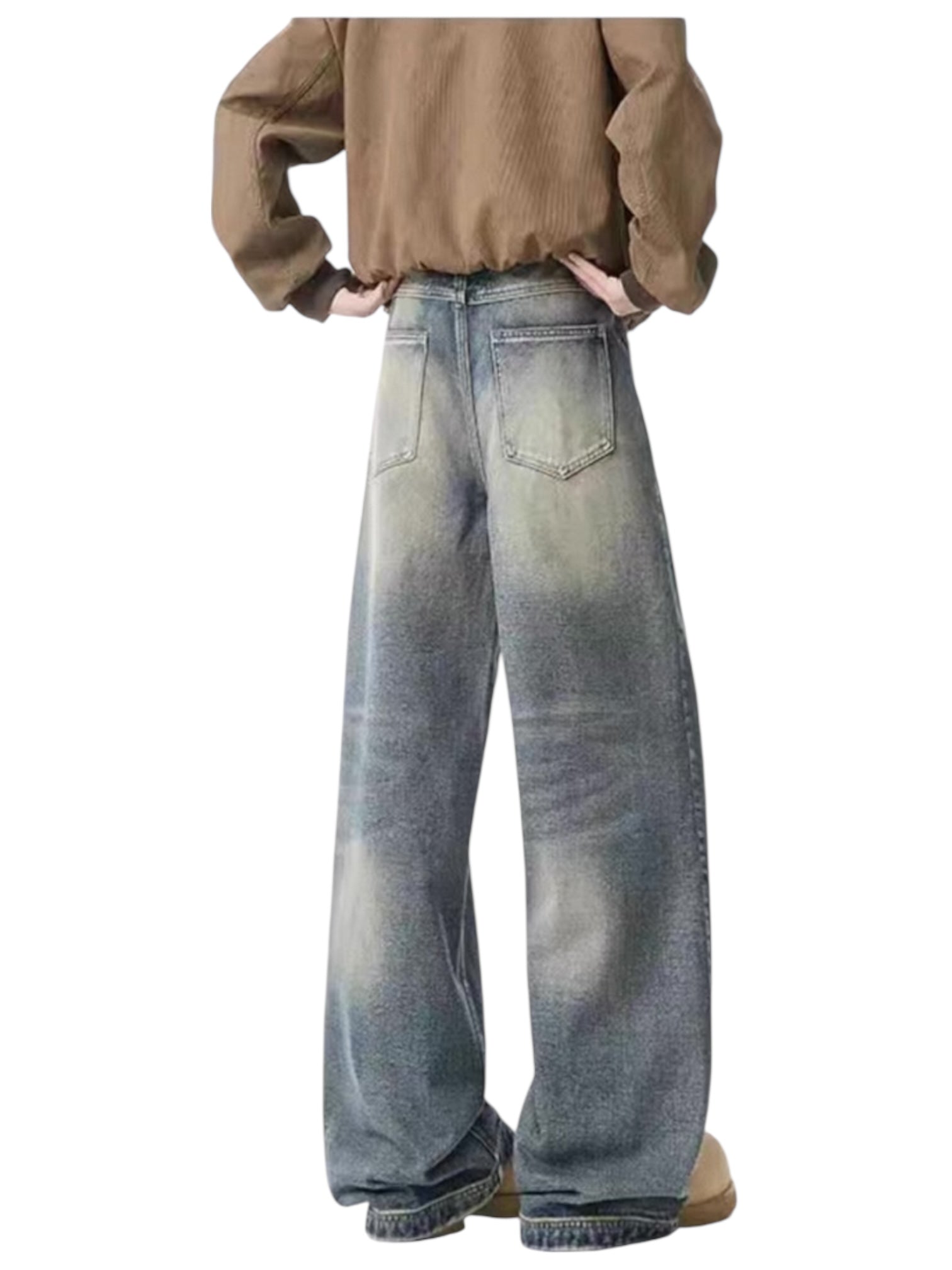 [GRACERUB] DIRTY FLARE-CUT JEANS B0312