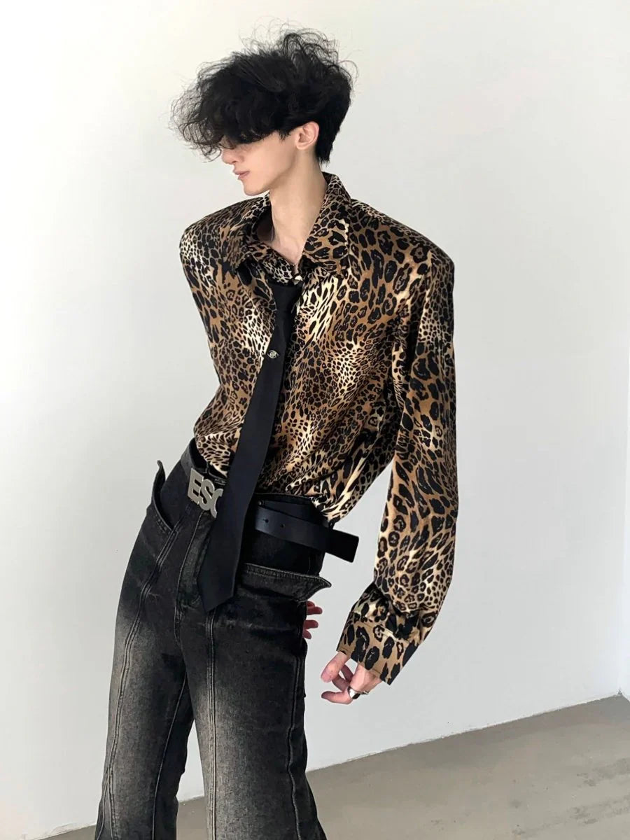 LEOPARD PRINT SHIRT S0063