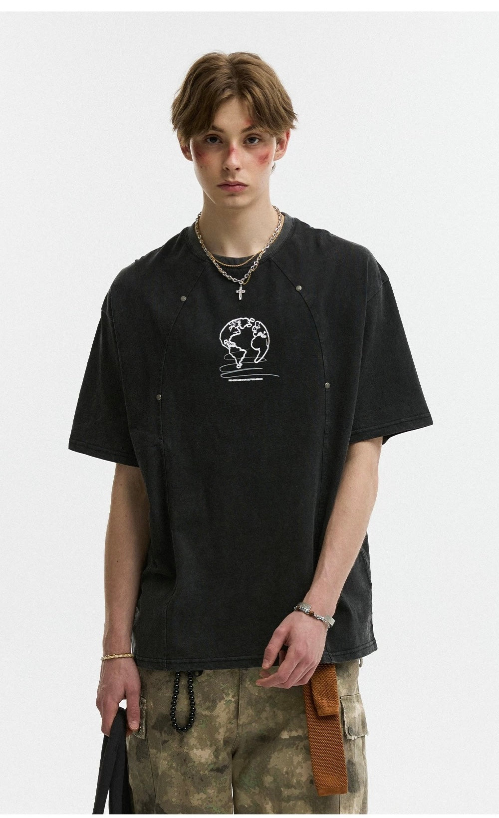 Men’s Solid Color Short-Sleeve T-Shirt S0009