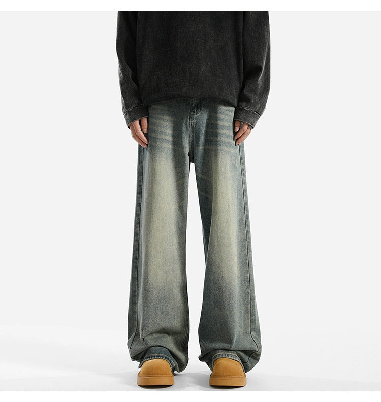Men’s American Vintage Wide-Leg Jeans B0008