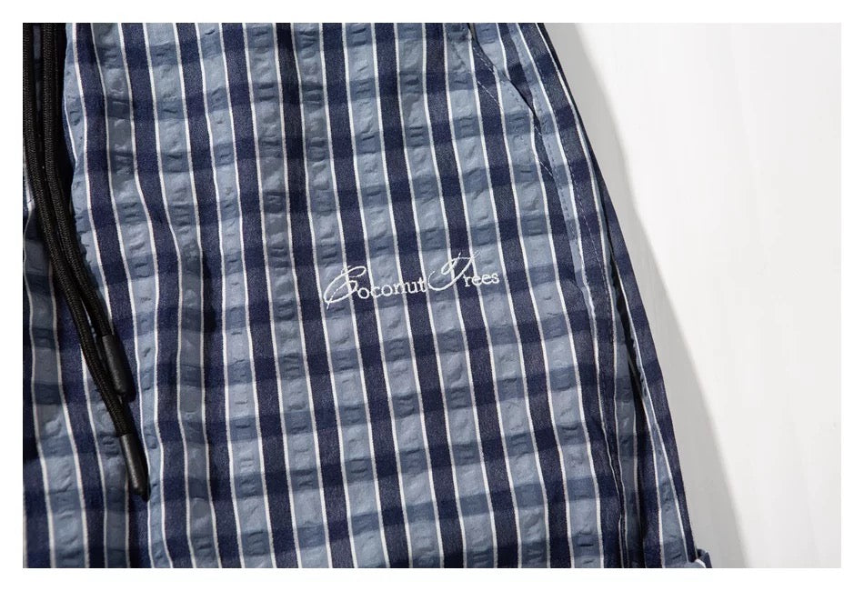 Men’s Layered Polo Sweatshirt – Air Layer Fabric Retro Street Pullover B0063