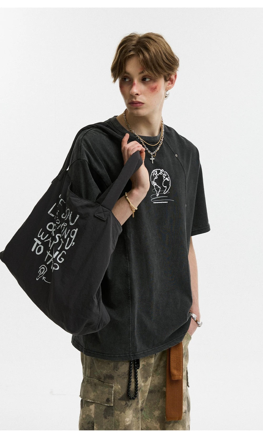 Men’s Solid Color Short-Sleeve T-Shirt S0009