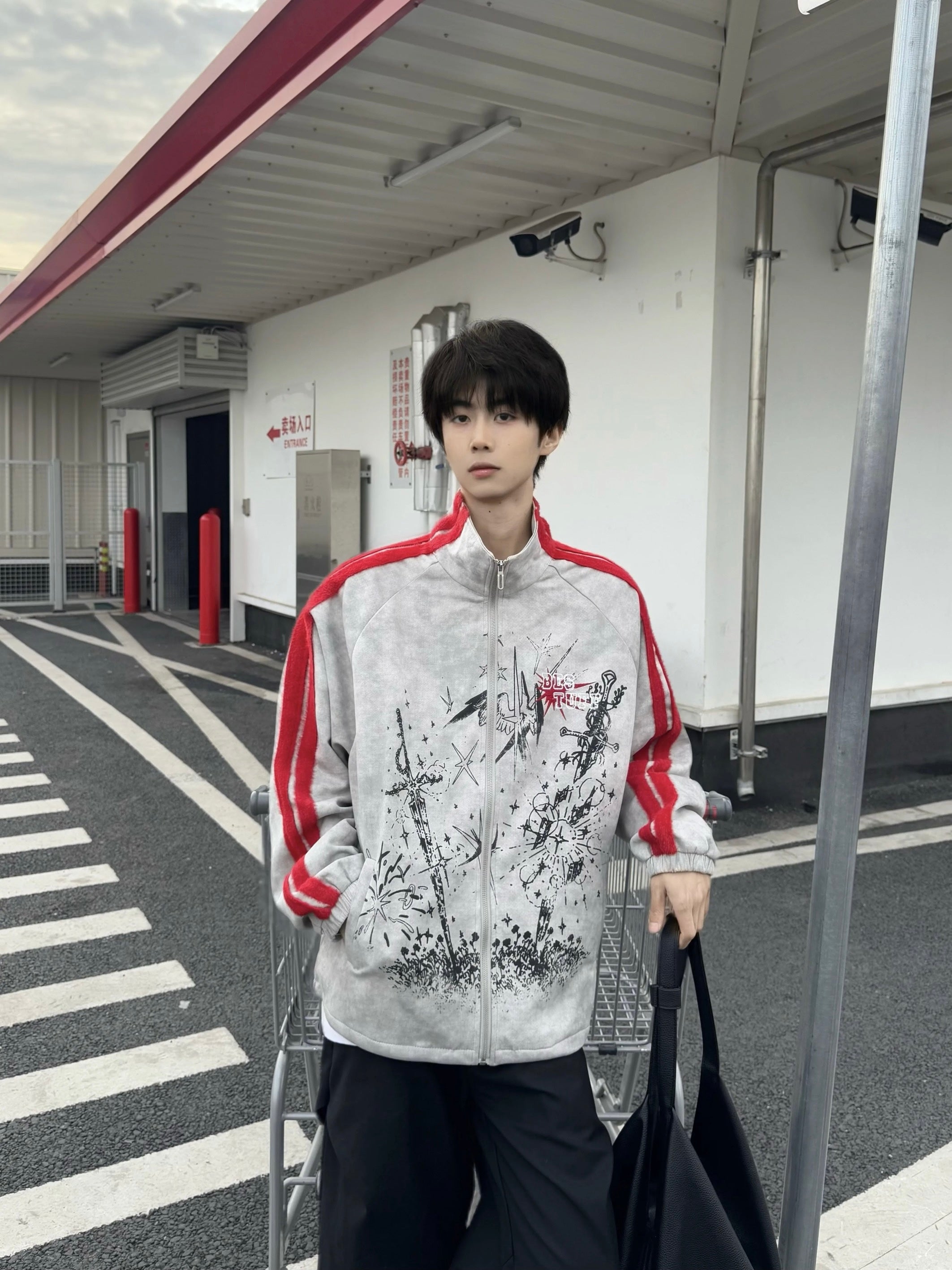 [BLACKBB] COLORBLOCK STREET JACKET S0162