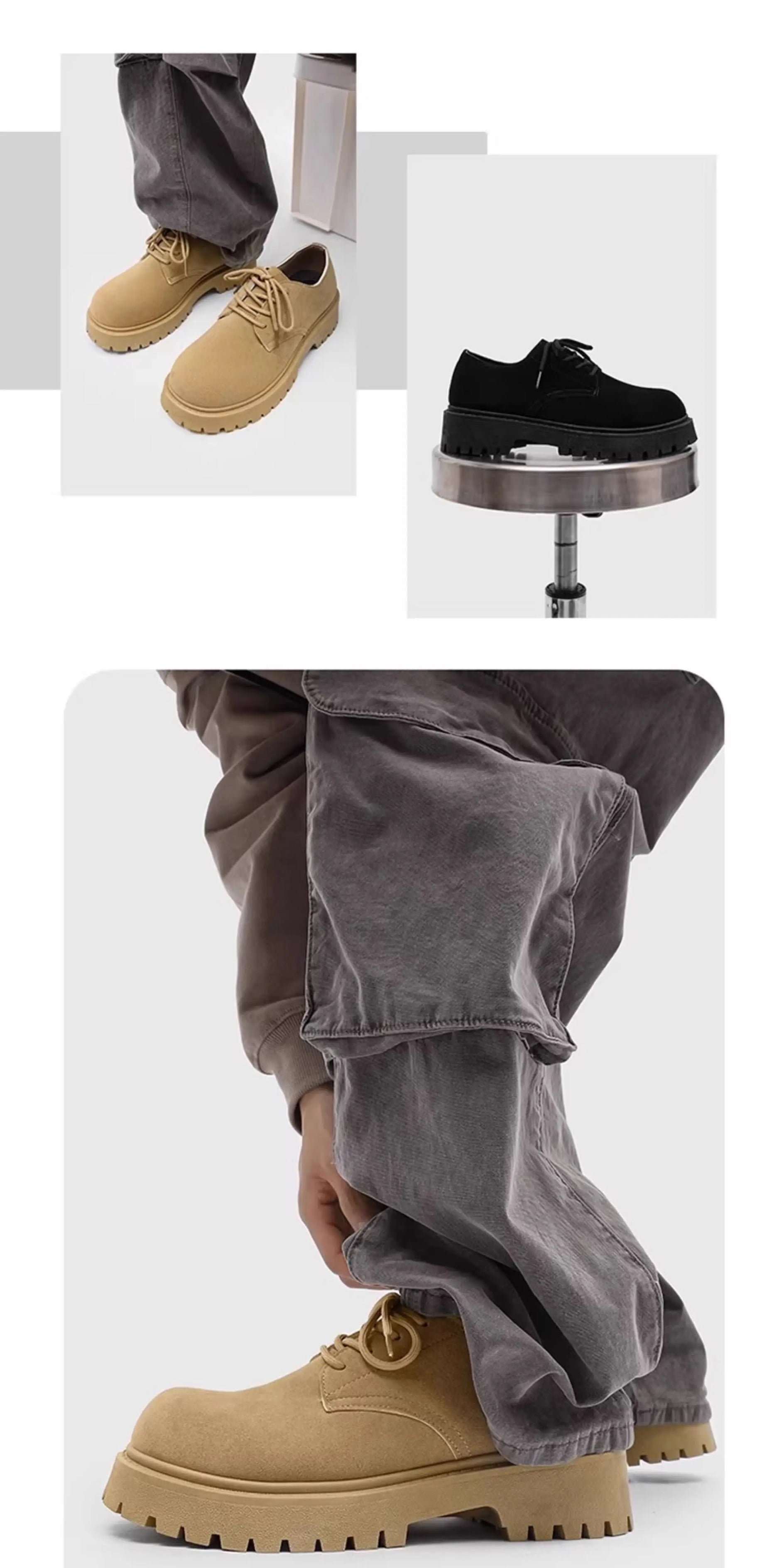 Men’s Low-Cut Classic Derby Shoes S017