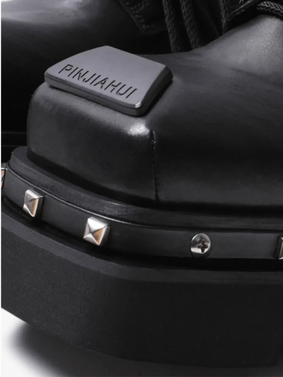 DESIGN SQUARE HEAD DERBY SHOES S062