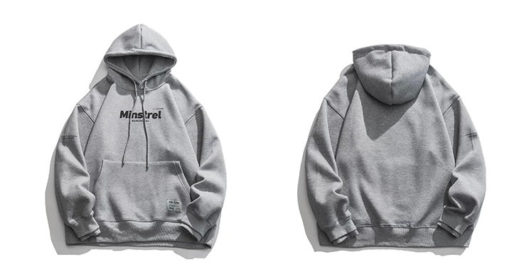 Men’s Vintage Hoodie – American Retro Heavyweight Pullover for Fall & Winter S0050