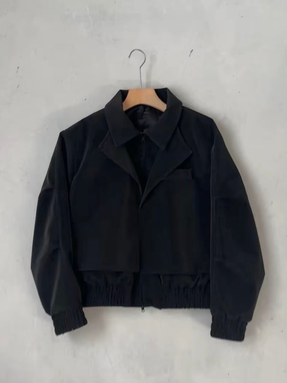 TEXTURED PANELLED PADDED JACKET T0184