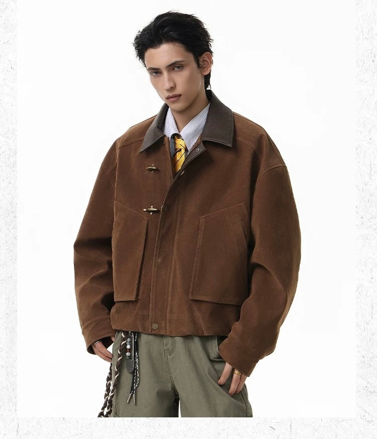 Men’s Barn-Style Short Jacket T0017