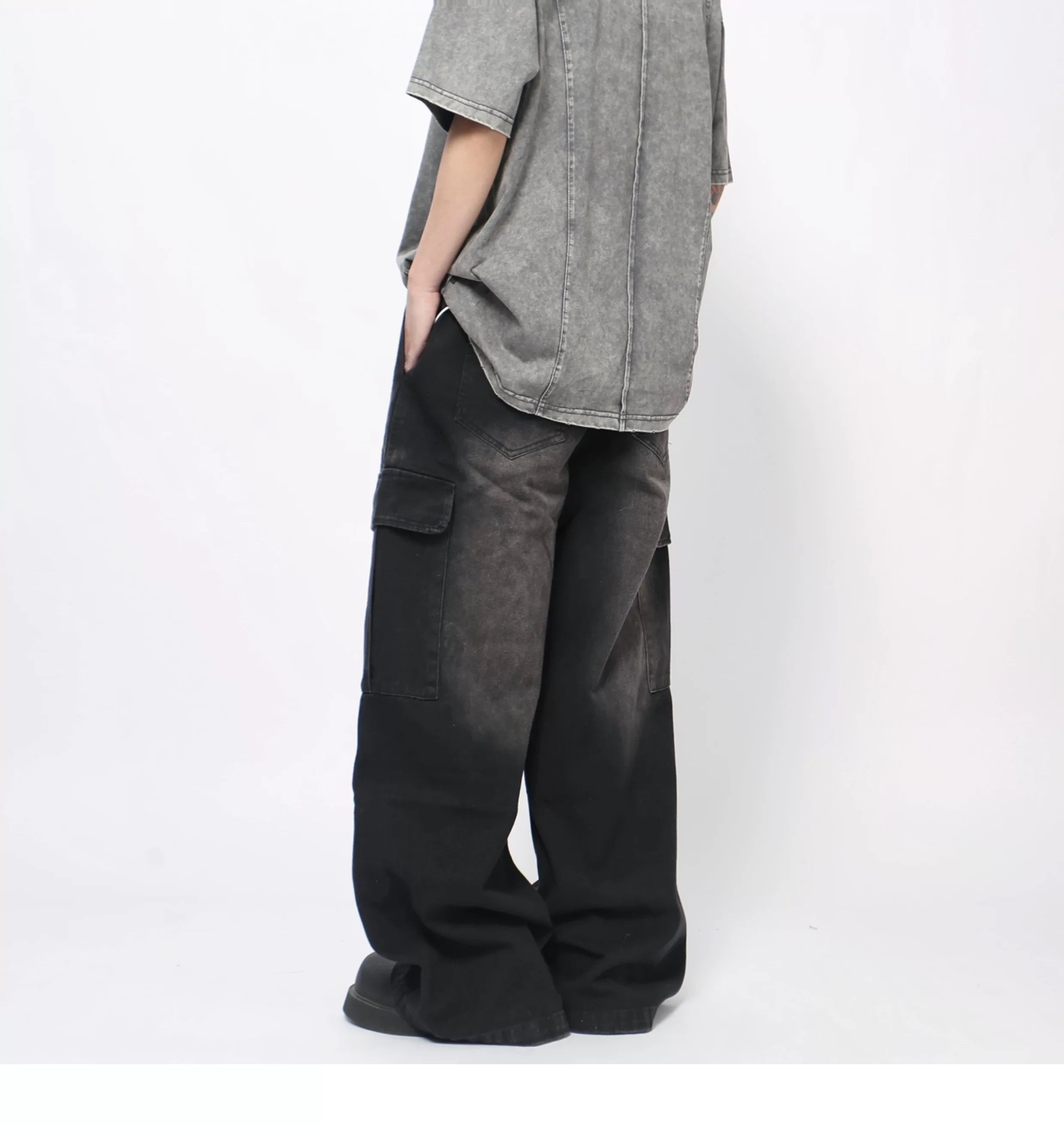Men’s Workwear Streetwear Denim Pants B0028