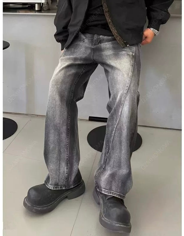 Men’s American Vintage Washed Denim Jeans B0035