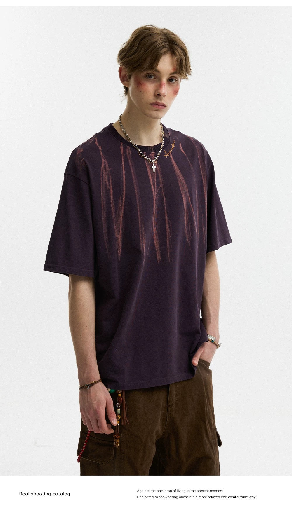 Men’s Solid Color Short-Sleeve T-Shirt S0008