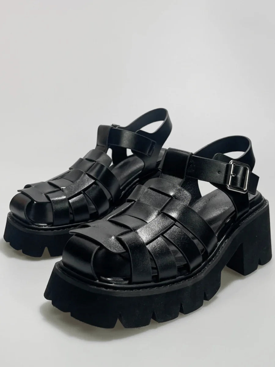 HIGH-HEELED SANDALS S058