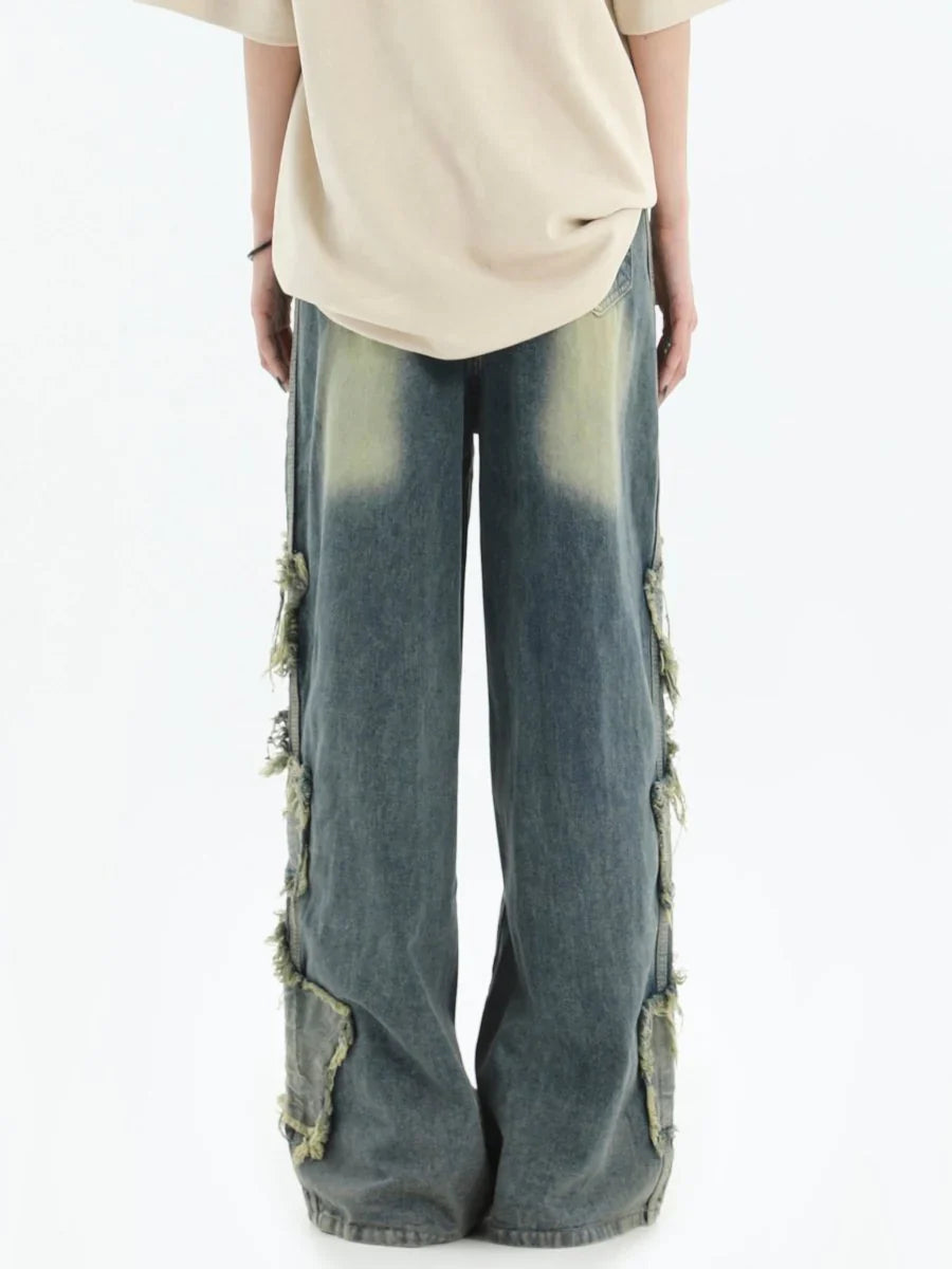 LOOSE THREE STRIPES LONG PANTS B0114